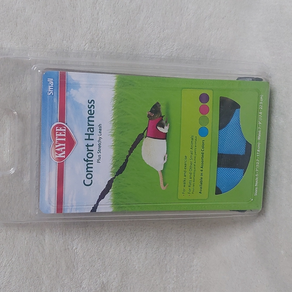 New, Kaytee comfort harness size small